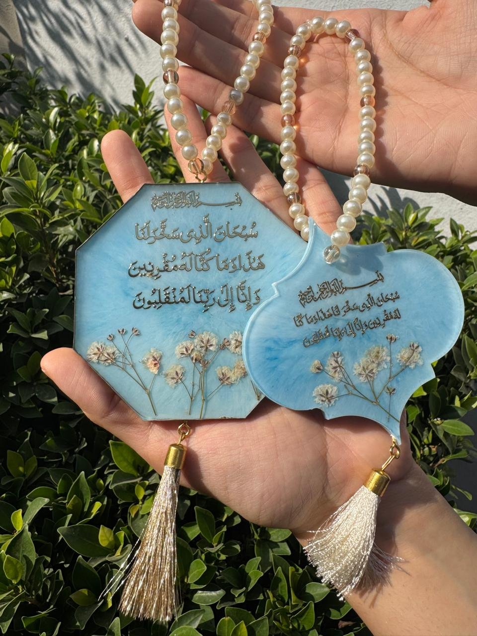 Blue Resin Car Hanging