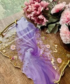 Purple Resin Tray Purple Resin Tray