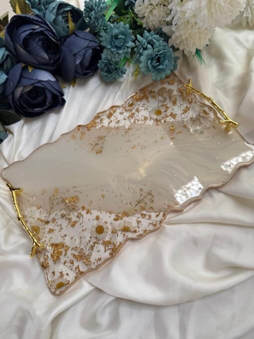 White Resin Tray White Resin Tray