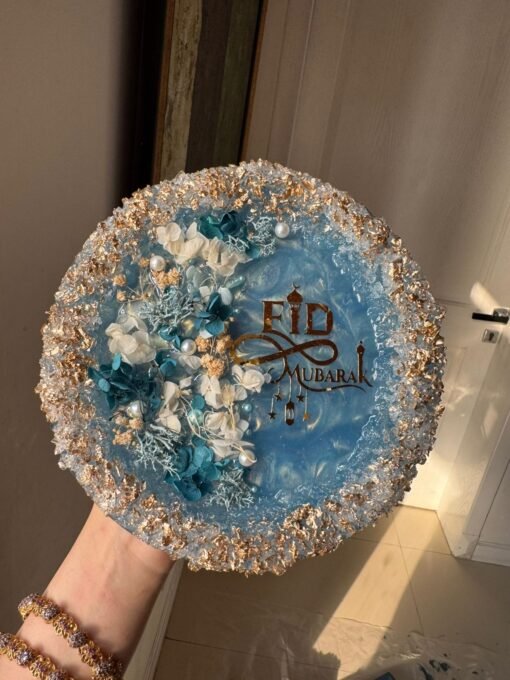 WhatsApp Image 2025-05-14 at 21.15.32_9c7da204 Eid Mubarak Blue Resin Coasters – Elegant Festive Décor
