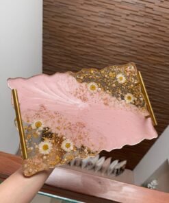 Pink Resin Tray Pink Resin Tray